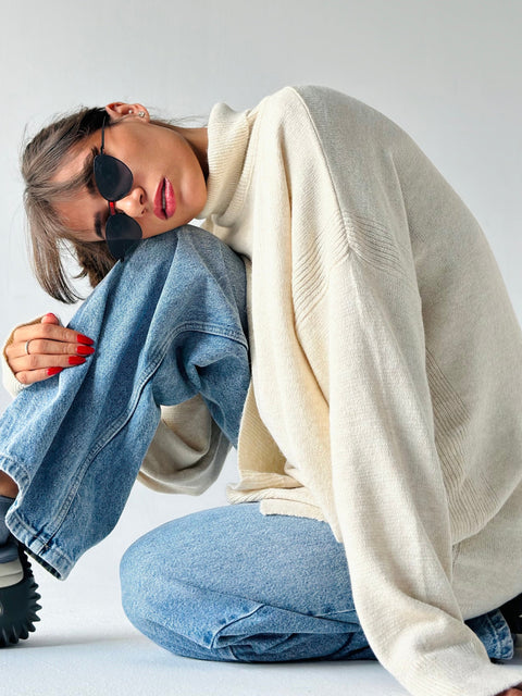 Oversized Knit Pullover