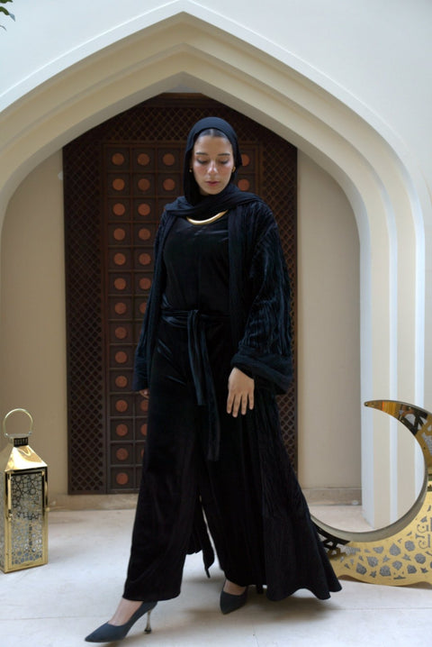 Grace Velvet Tulle Kaftan