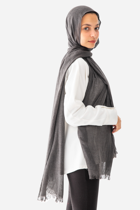Wide Woven Scarf