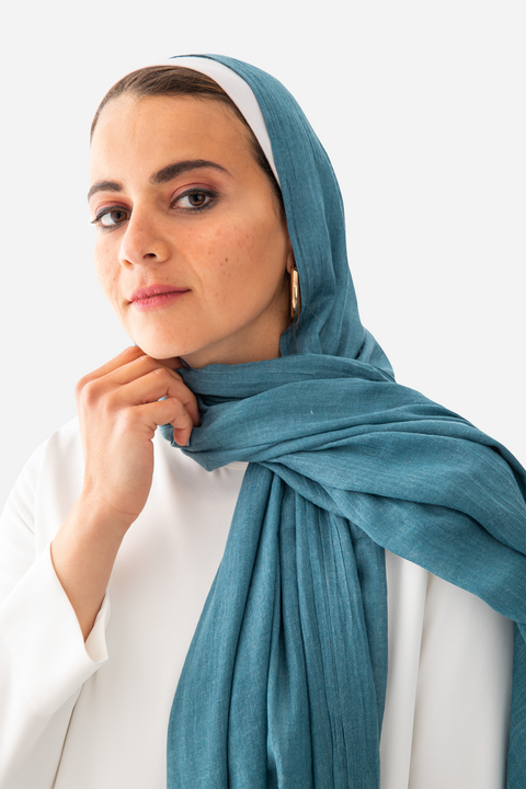 Wide Woven Scarf
