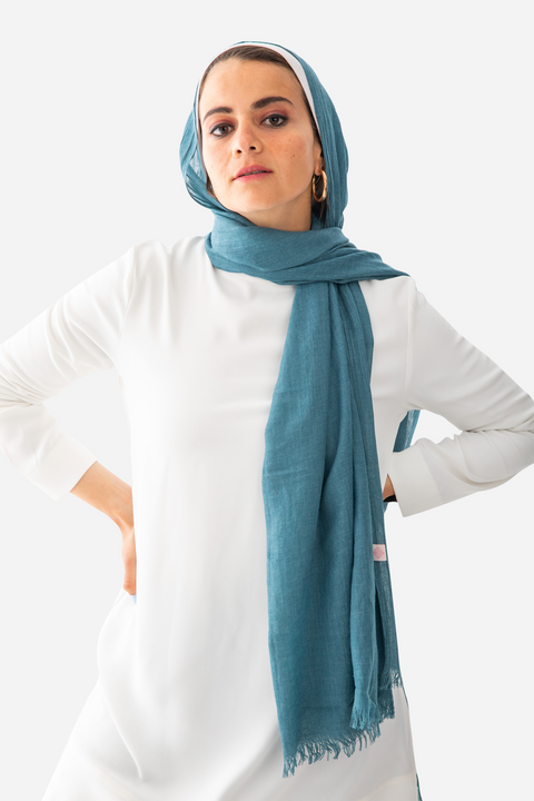 Wide Woven Scarf