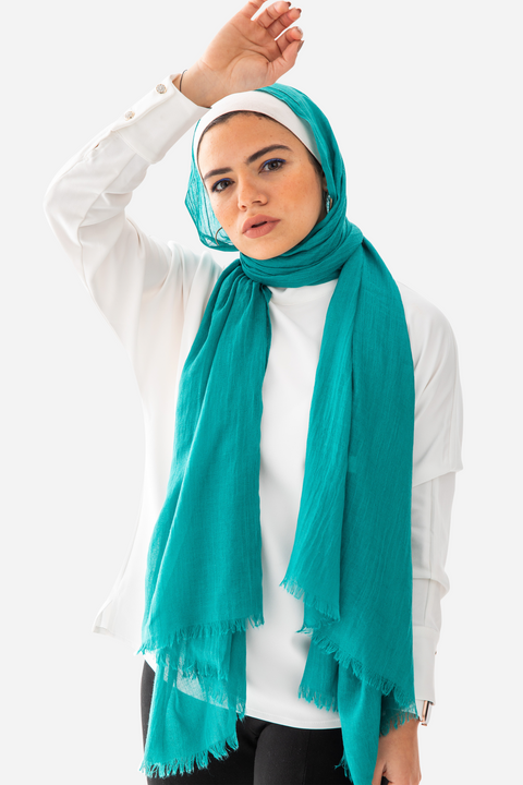 Wide Woven Scarf