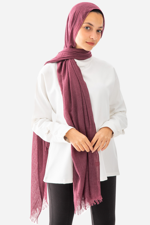 Wide Woven Scarf
