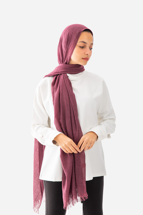 Wide Woven Scarf
