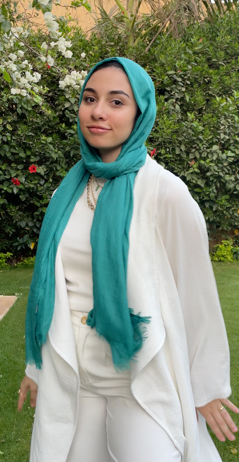 Wide Woven Scarf
